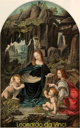 Virgin of Rocks. Leonardo da Vinci