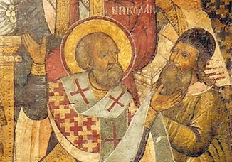 Arijus Nik�joje; graik� ikona