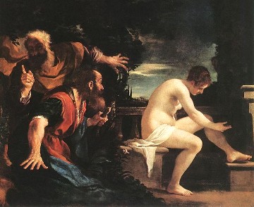 Susanna by Guercino, 1617