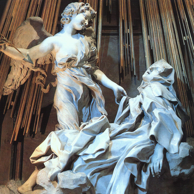 L' estasi di Sainta Teresa, Avila. Bernini Gian Lorenzo