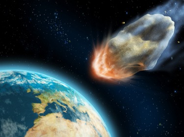 Asteroid hits Earth