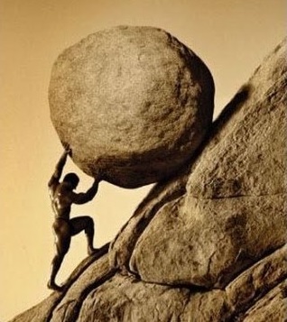 Sizifas ridena akmen