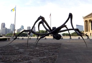 Spider sculpture at Philadelphia