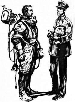 Pilot Pirx with instructor. Test