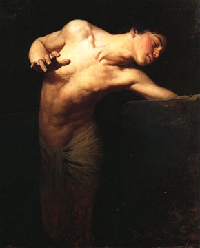 Narcissus by Guyla Benczur, 1881