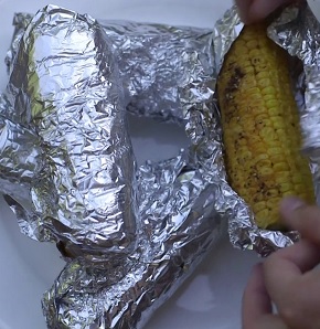 Kukurzai folijoje