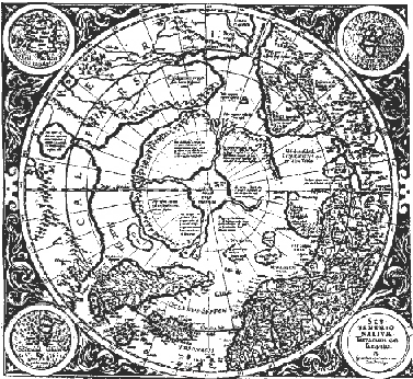 Arctic at Mercator map