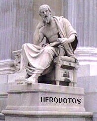 Herodot. Sculpture