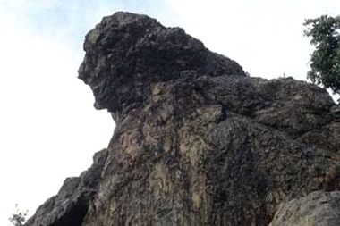 Niobe Rock near Manisa, Turkey