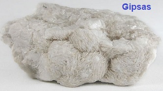Theophrastus. Gipso mineralas