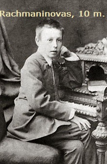 Sergejus Rachmaninovas, 10 m. amiaus