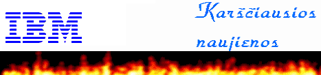 IBM kariausios naujienos