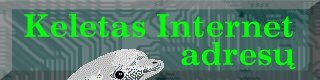 Keletas 'Internet' adres�