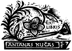 A.Kučo ekslibris