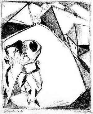 Aldeia Russa by Lasar Segall, 1913