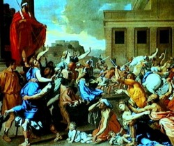 Rape of Sabines: Nicolas Poussin