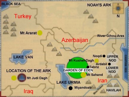 Eden near Urmia lake