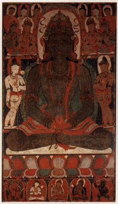 TATHAGATA AMITAYUS AND ACOLYTES