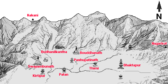 Katmandu map