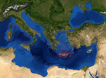 Crete and Santorini Islands