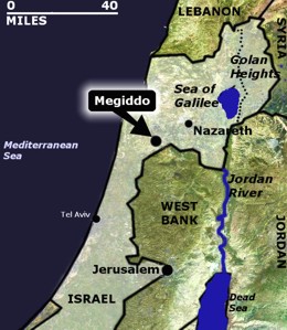 Megiddo at Map