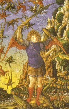 Arkangelas Mykolas su kardu