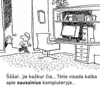 Sausainiai kompiuteryje