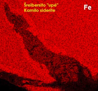 Šreibersito gysla. Kamilo sideritas