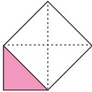 Kvadratas ant įstrižainės suskirstytas