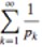 Prime numbers harmonic series