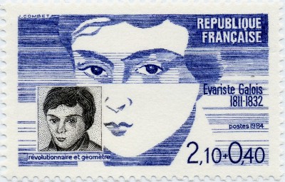 Post stamp with Evariste Galois