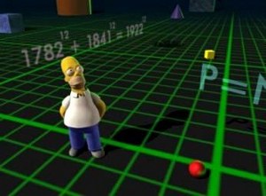 3D Homer in Simpsons