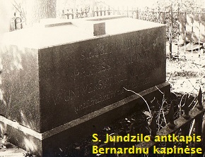 Stanislovas Jundzilas: antkapis Bernardin kapinse