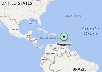 Montseratas žemėlapyje