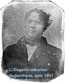 Dagerio sukurtas dagerotipas
