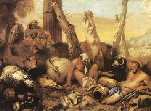 Giovanni Castiglione. Diogenas ieko gero mogaus