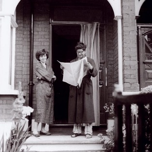 Vidia S. Naipaul and his first wife