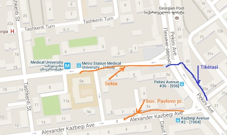 Sekimo kelias Tbilisyje